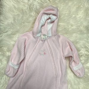 Baby Dior onesie with feet
